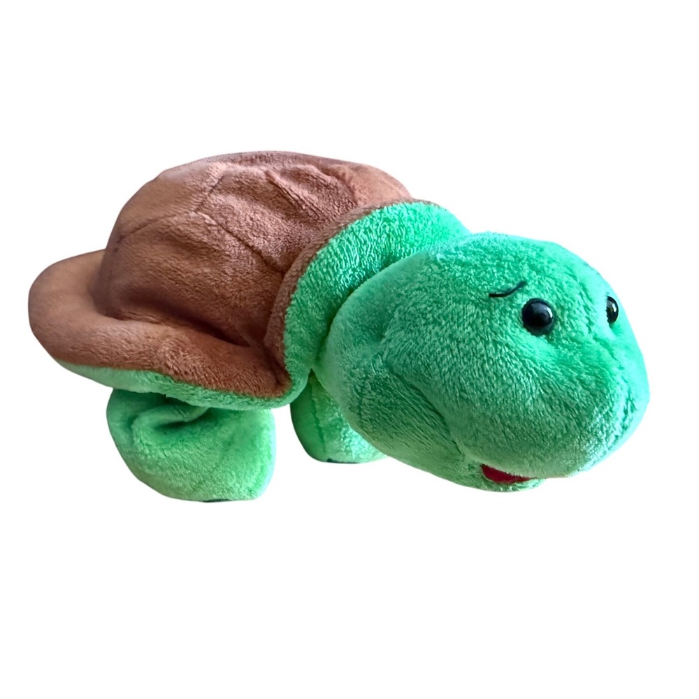 Ganz Webkinz Turtle Plush Green Brown Stuffed Animal W Logo Collectible Toy